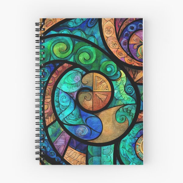 Item preview, New Zealand Māori Paua Pattern Koru Design 886 designed and sold by GrinGalore.