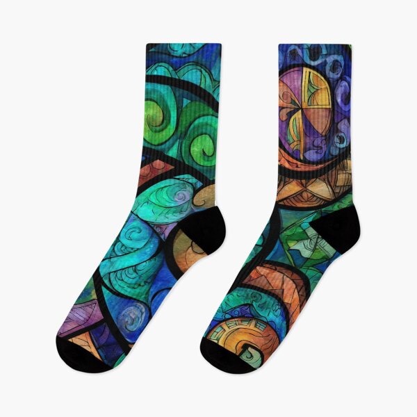 Item preview, New Zealand Māori Paua Pattern Koru Design 886 designed and sold by GrinGalore.