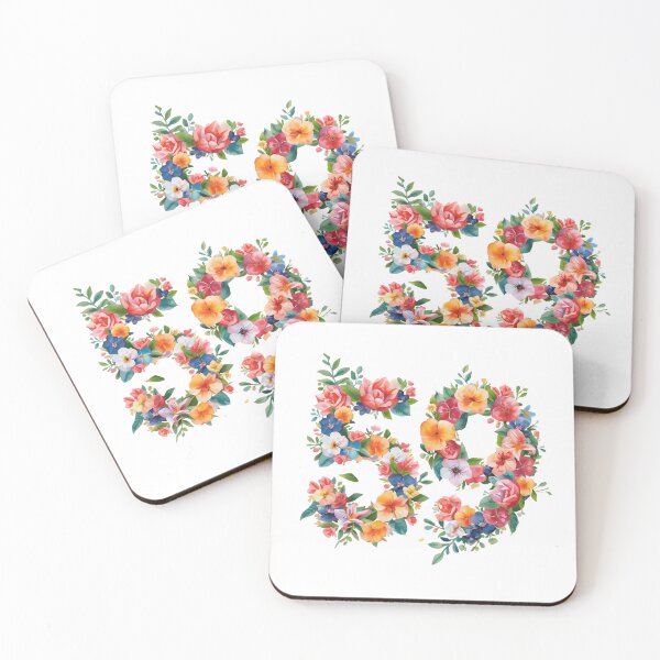 Item preview, 59th birthday flowers  watercolor. designed and sold by uunaa.