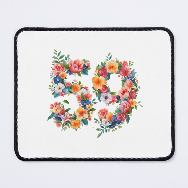 Item preview, 59th birthday flowers  watercolor. designed and sold by uunaa.