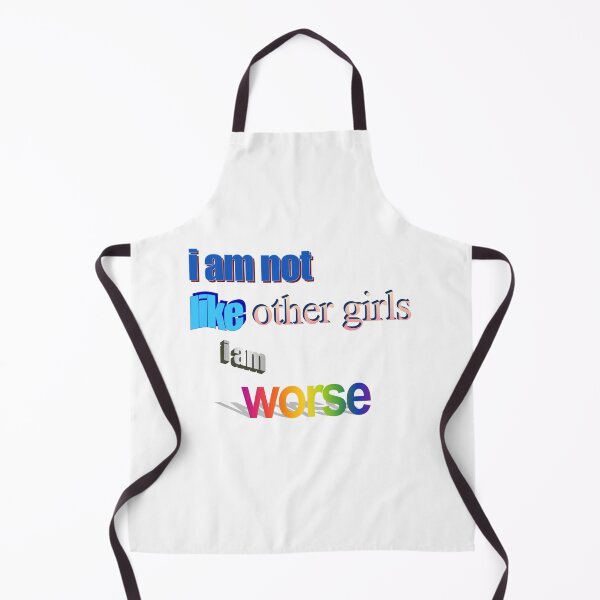 Item preview, i am not like other girls i am worse Wordart designed and sold by WorddArtt.