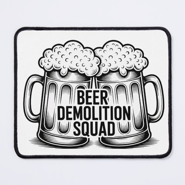 Item preview, Minimalist Line Art Beer Mugs with Overflowing Foam designed and sold by Bloomkept.