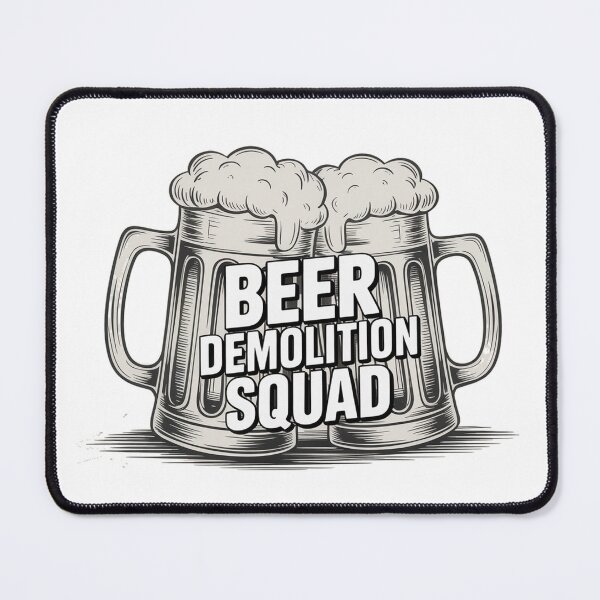 Item preview, Hand Drawn Sketch Beer Mugs with Overflowing Foam designed and sold by Bloomkept.