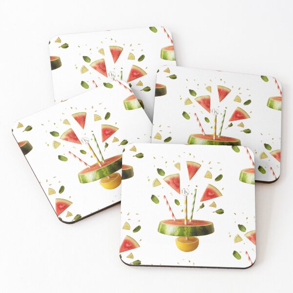 Item preview, Exploding Watermelon fruit Splash Summer Art designed and sold by JayuSoul 자유Soul.