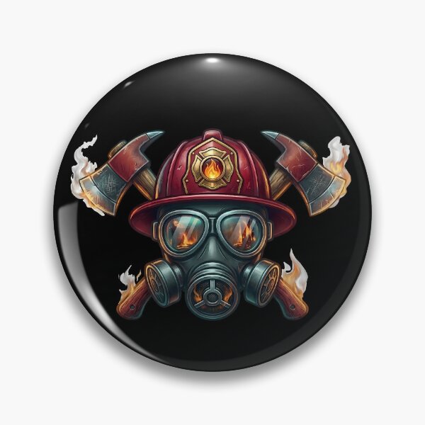 Item preview, First Responder - Firefighter Badge designed and sold by Funny Vintage Stickers And T-Shirts.