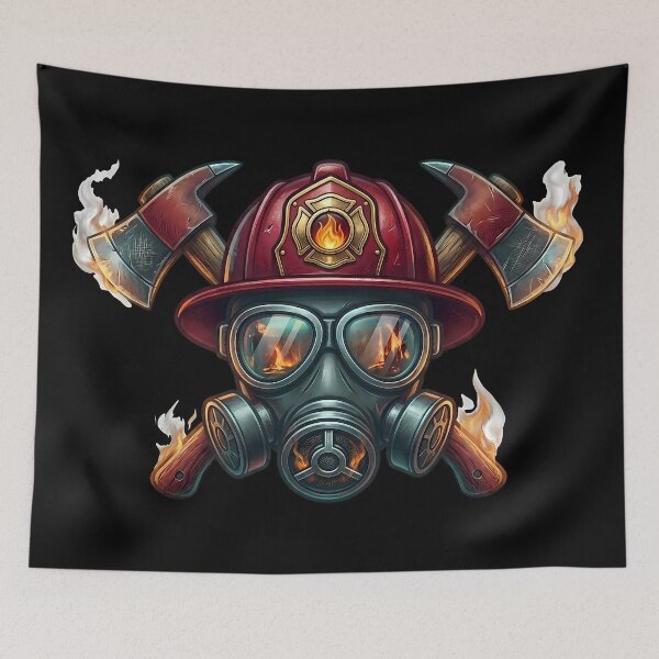 Item preview, First Responder - Firefighter Badge designed and sold by Funny Vintage Stickers And T-Shirts.