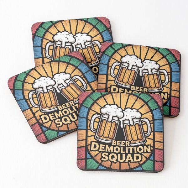 Item preview, Stained Glass Beer Mugs with Overflowing Foam designed and sold by Bloomkept.