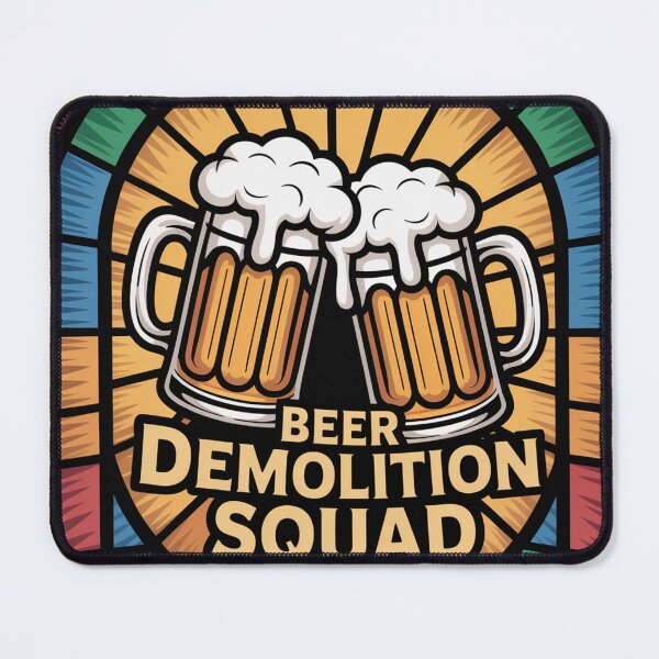 Item preview, Stained Glass Beer Mugs with Overflowing Foam designed and sold by Bloomkept.