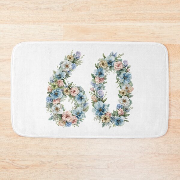 Item preview, 60th birthday flowers  watercolor. designed and sold by uunaa.