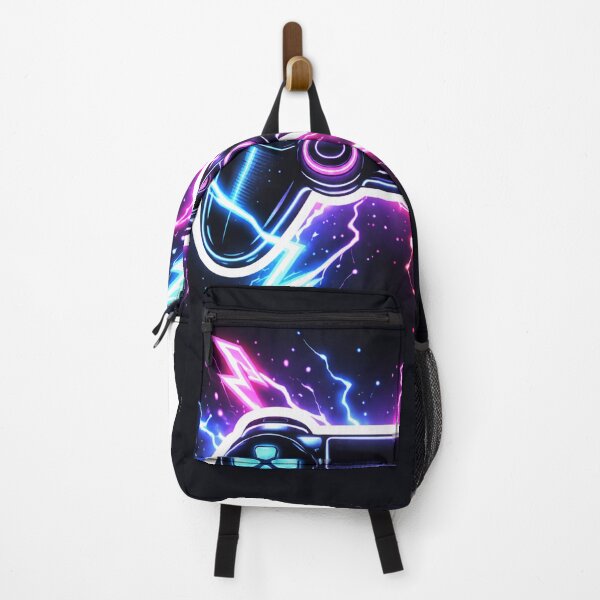 Item preview, Neon Gaming Controller with Lightning Strikes designed and sold by Super beautiful art.
