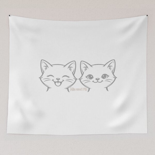 Item preview, Mia and Pia - Coloring fun meets cat knowledge - Adventures to color, learn and marvel at designed and sold by WasserSonneWind.