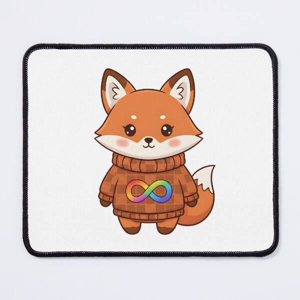 Item preview, Autism Infinity Fox – Kids Neurodiversity Pride Design, Cute School & Lanyard Decor designed and sold by MindScience4You.