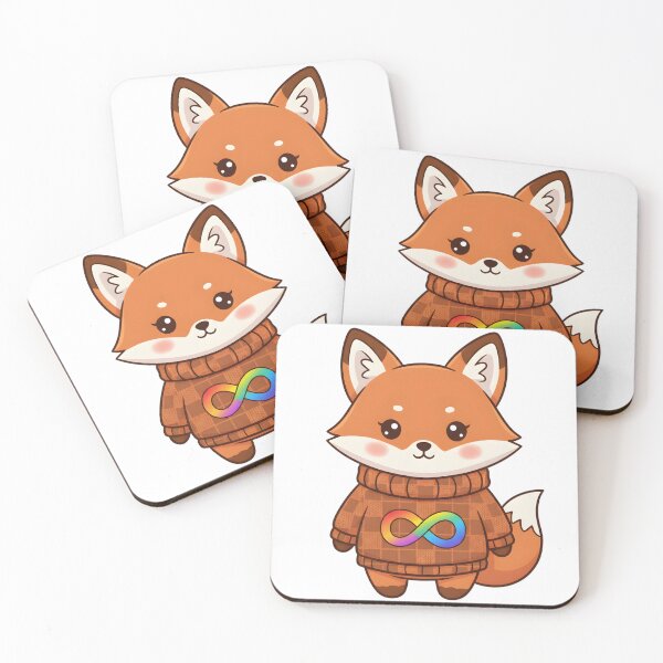 Item preview, Autism Infinity Fox – Kids Neurodiversity Pride Design, Cute School & Lanyard Decor designed and sold by MindScience4You.