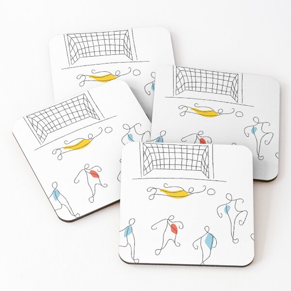 Item preview, Football Match Minimalist Illustration designed and sold by missbobbit.