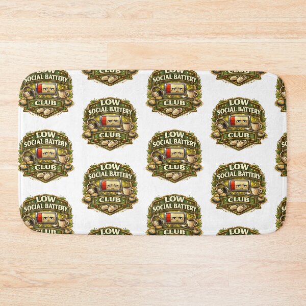 Item preview, Low Social Battery Club designed and sold by Throwing-Corn.