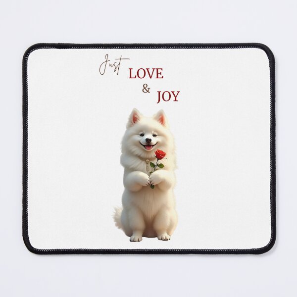 Item preview, JUST LOVE & JOY QUOTED ALONG WITH CUTE DOGGY PRODUCTS AS A GIFT FOR DOG LOVERS designed and sold by Brewgoodness.