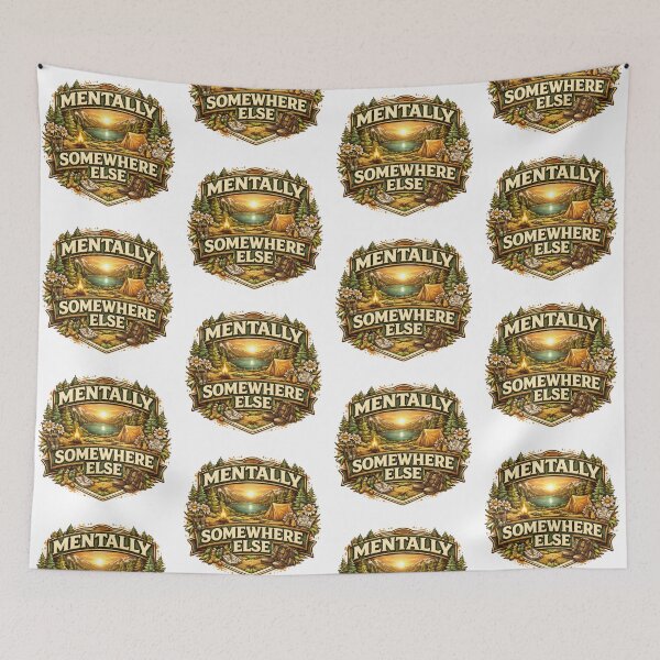 Item preview, Mentally Somewhere Else designed and sold by Throwing-Corn.