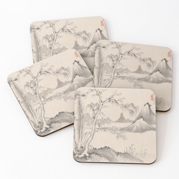 Item preview, old trees amidst swaying reeds designed and sold by Paper & Pine .