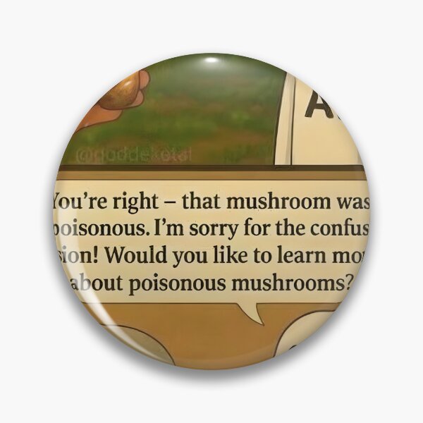 Item preview, AI Said It’s Edible… RIP T-shirt Funny Mushroom Meme designed and sold by Mini-market23.
