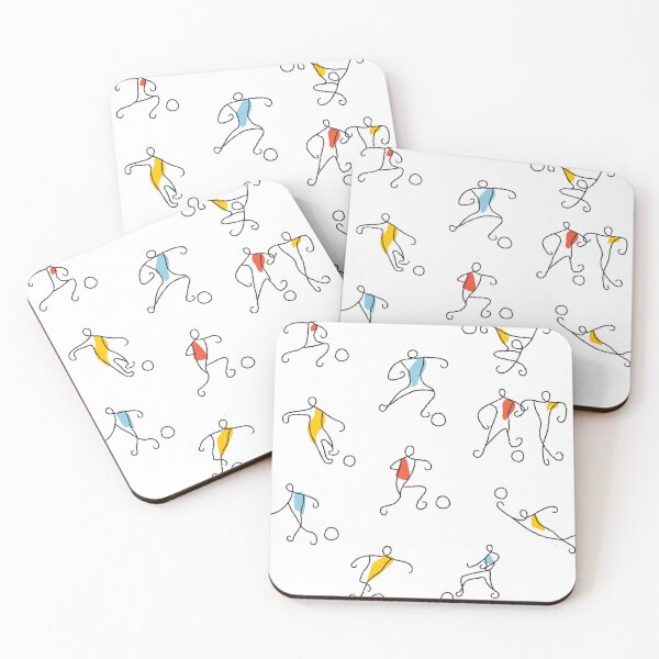 Item preview, Football Players Minimalist Illustration designed and sold by missbobbit.