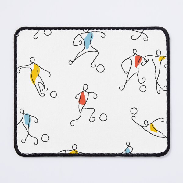 Item preview, Football Players Minimalist Illustration designed and sold by missbobbit.