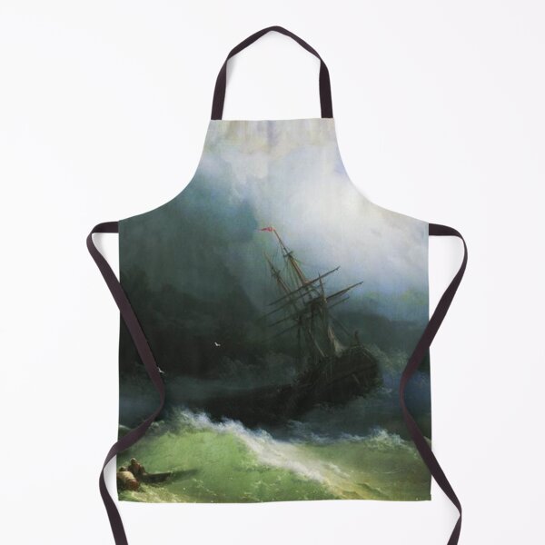 Item preview, Ships in the stormy sea designed and sold by SharonTheFirst.