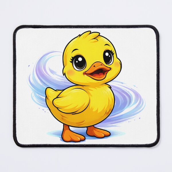 Item preview, Cute Yellow Duck with Cyber Neon Smoke designed and sold by IzTRisa.