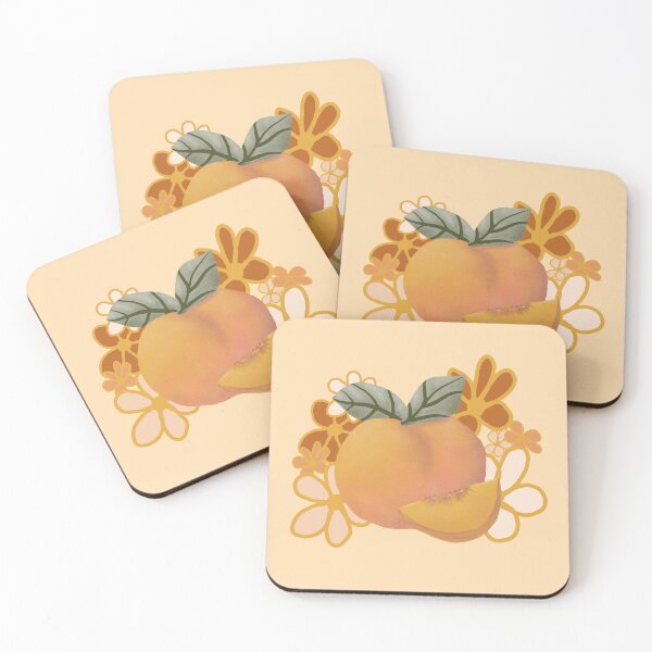 Item preview, Peach Pattern – Orchard Afternoon Design designed and sold by Melodie Messina.