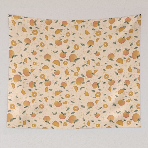Item preview, Diseño de melocotón – Diseño de tarde en el huerto designed and sold by Melodie Messina.