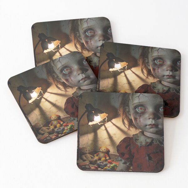 Item preview, Creepy Haunted Doll Horror Dark Aesthetic designed and sold by MaikeCreates.