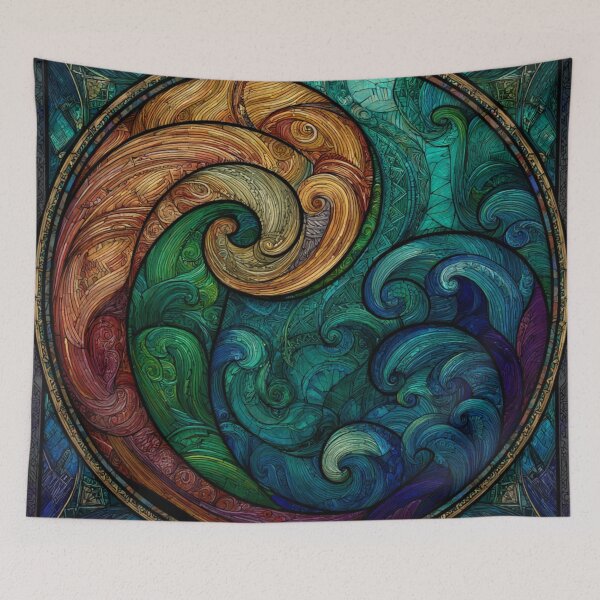 Item preview, New Zealand Māori Paua Pattern Koru Design 889 designed and sold by GrinGalore.