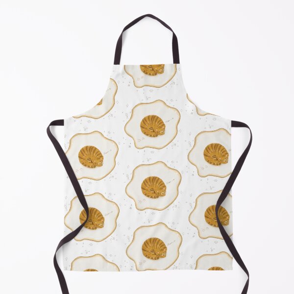 Item preview, Cute Ginger Cat Fried Egg Doodle Art designed and sold by KilLyNoir.