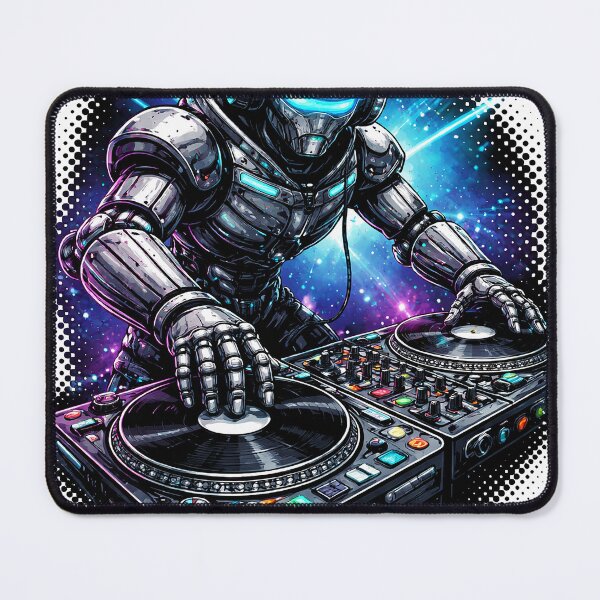 Item preview, Glitch Mix - Robot DJ Graphic designed and sold by NSMDesignByN8.