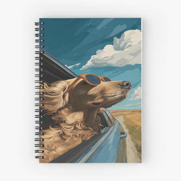 Item preview, Happy Dog Sunglasses Car Window Road Trip Adventure designed and sold by NicolasGlowArt.