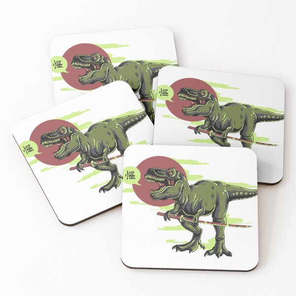 Item preview, T-Rex Samurai Katana Japanese Style Dinosaur Warrior Dino Gift designed and sold by CLC54.