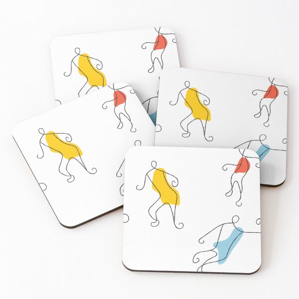 Item preview, Football Players Minimalist Illustration designed and sold by missbobbit.