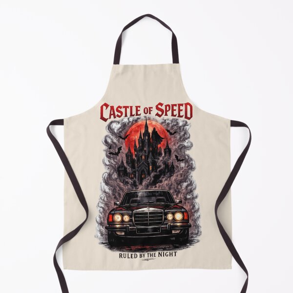 Item preview, Castle of Speed Gothic Car Horror Design designed and sold by Retro Arabica.
