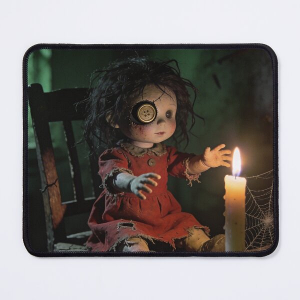 Item preview, Haunted Doll Candlelight Creepy Horror Scene designed and sold by MaikeCreates.
