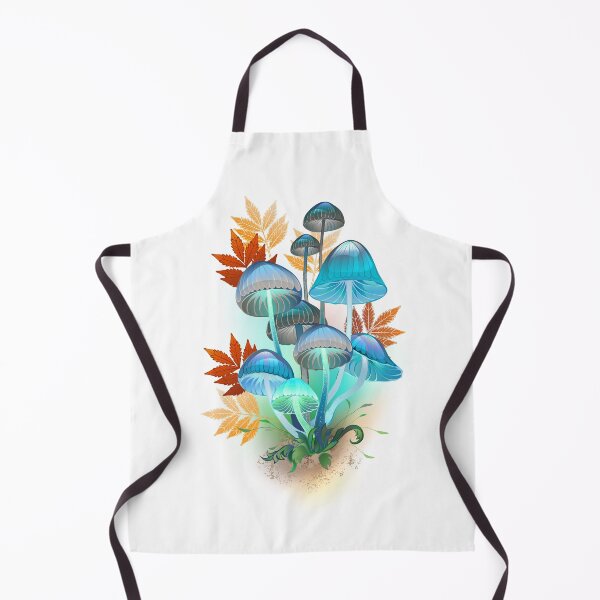 Item preview, Composition with blue mushrooms designed and sold by Blackmoon9.