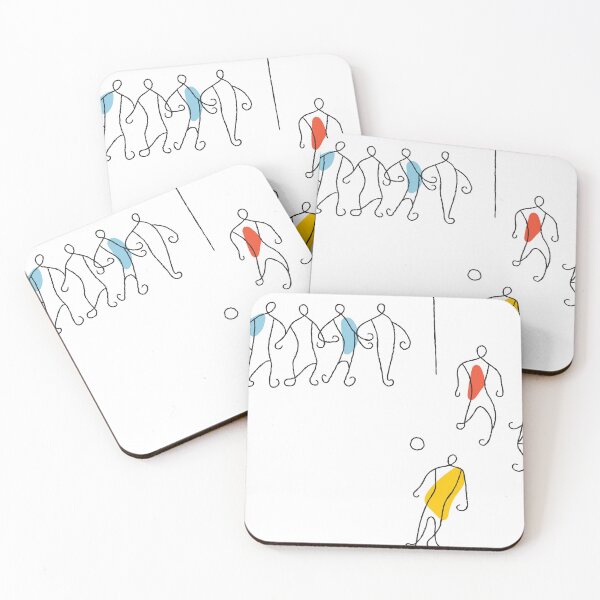 Item preview, Football Match Minimalist Illustration designed and sold by missbobbit.