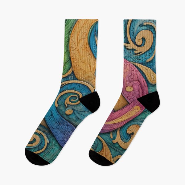 Item preview, New Zealand Māori Paua Pattern Koru Design 890 designed and sold by GrinGalore.