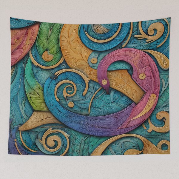 Item preview, New Zealand Māori Paua Pattern Koru Design 890 designed and sold by GrinGalore.