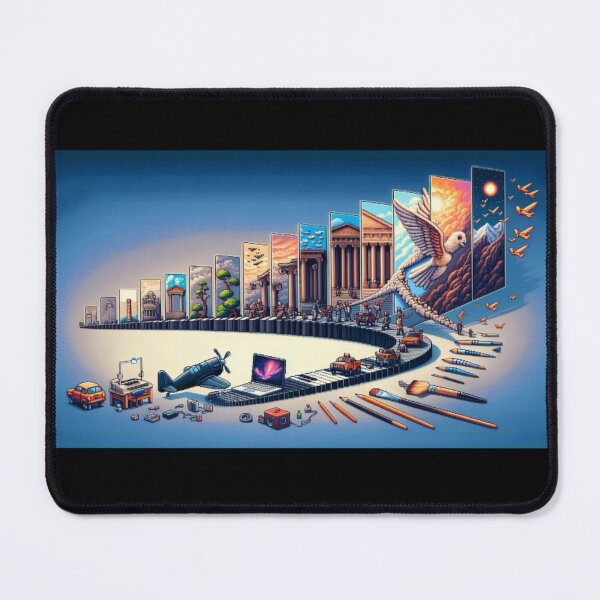 Item preview, Creative Evolution - From Traditional Canvas to Digital Painting designed and sold by Yasmine Mohammed.