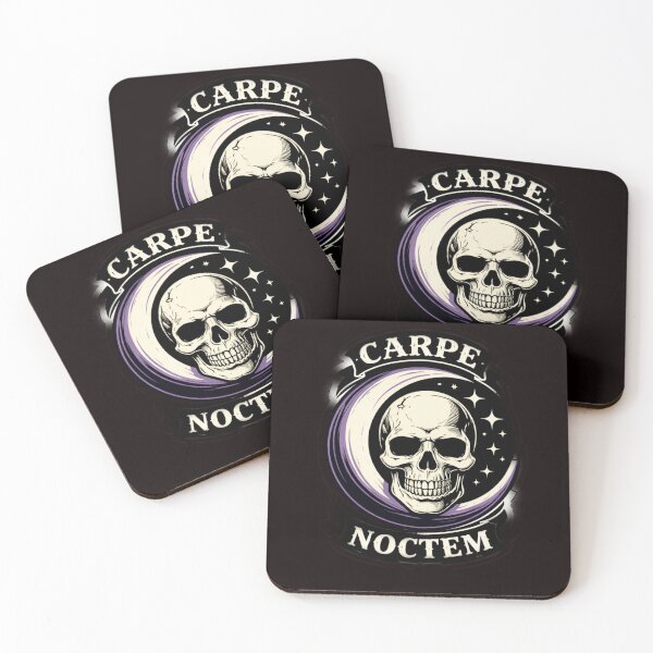 Item preview, Carpe Noctem Skull Moon Gothic Design designed and sold by D S DESIGNS .