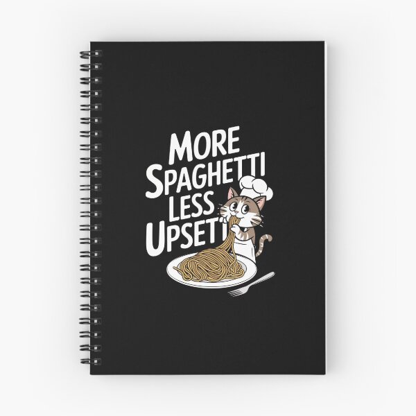 Item preview, More Spaghetti Less Upsetty: Le Chat Gourmet designed and sold by FrenchTouch77.