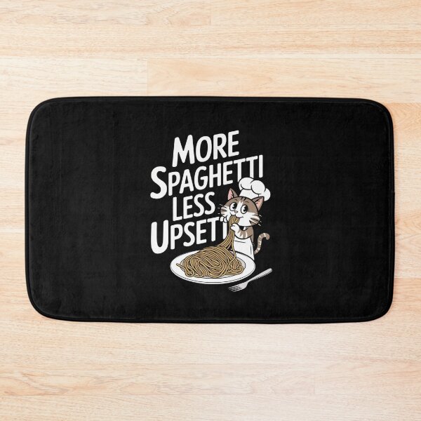 Item preview, More Spaghetti Less Upsetty: Le Chat Gourmet designed and sold by FrenchTouch77.