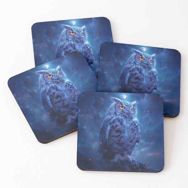Item preview, Midnight Owl Under Mystical Moon designed and sold by Erika Kaisersot.