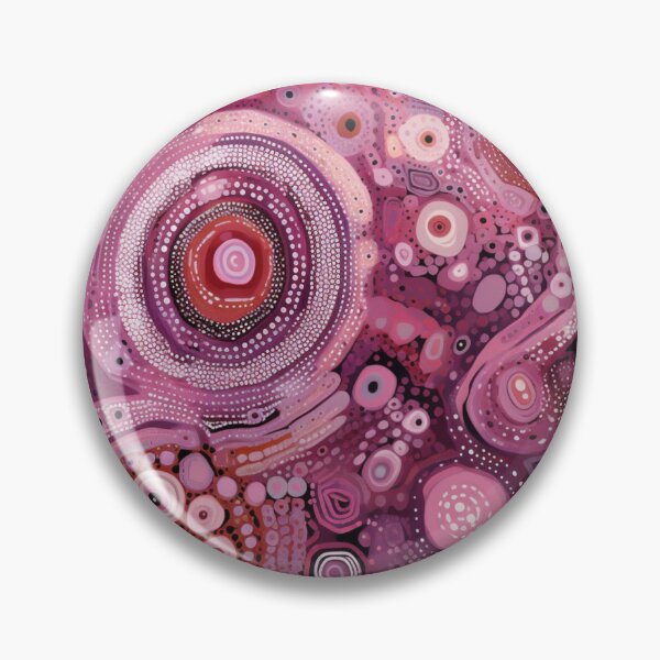 Item preview, Aboriginal Inspired Dot Art - With Rose Ocean designed and sold by GrinGalore.