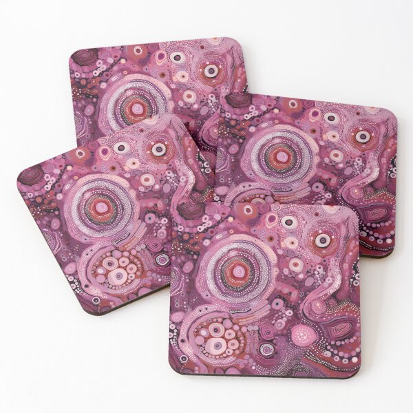 Item preview, Aboriginal Inspired Dot Art - With Rose Ocean designed and sold by GrinGalore.