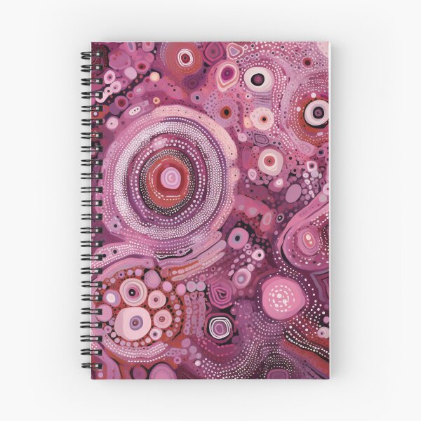 Item preview, Aboriginal Inspired Dot Art - With Rose Ocean designed and sold by GrinGalore.